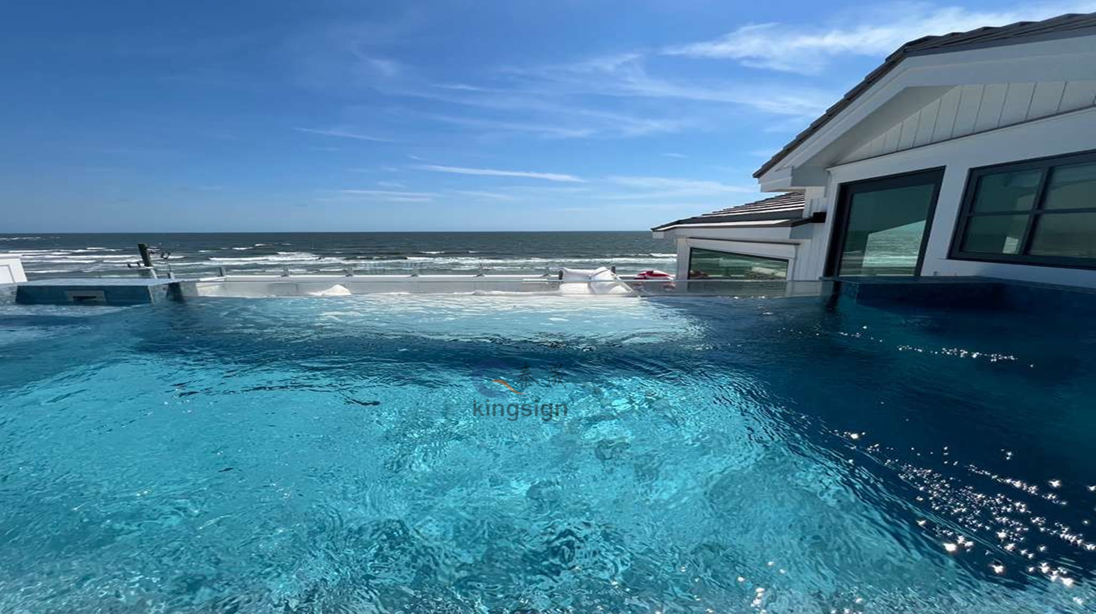 ກະດານ block kingsign acrylic ສໍາລັບປ່ອງຢ້ຽມລອຍນໍ້າ